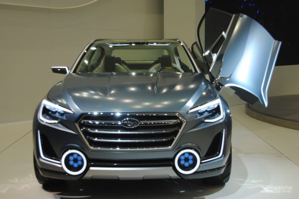 В рамках Московского международного автомобильного салона на стенде Subaru состоятся две премьеры. Первой премьерой станет концепт Subaru VIZIV 2. Эта модель продемонстрирует вектор развития дизайна и технологий компании.