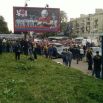 Под Минобороны в Киеве митингующие перекрыли Воздухофлотский проспект
