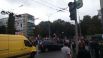 Под Минобороны в Киеве митингующие перекрыли Воздухофлотский проспект