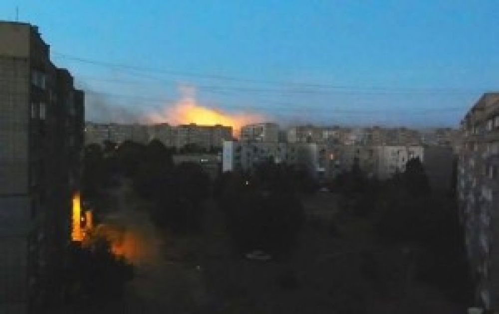 Разрушения в Луганской области