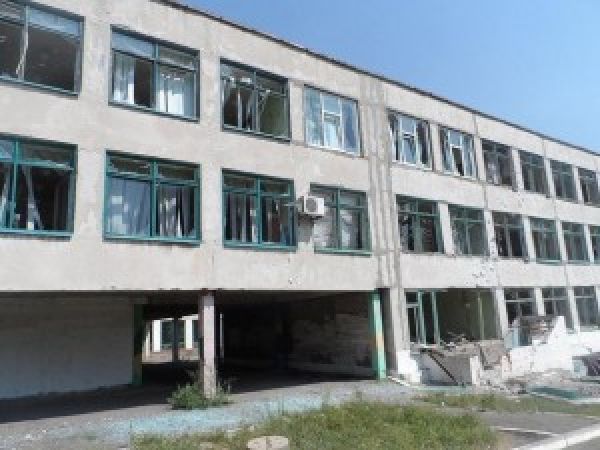 Разрушения в Луганской области
