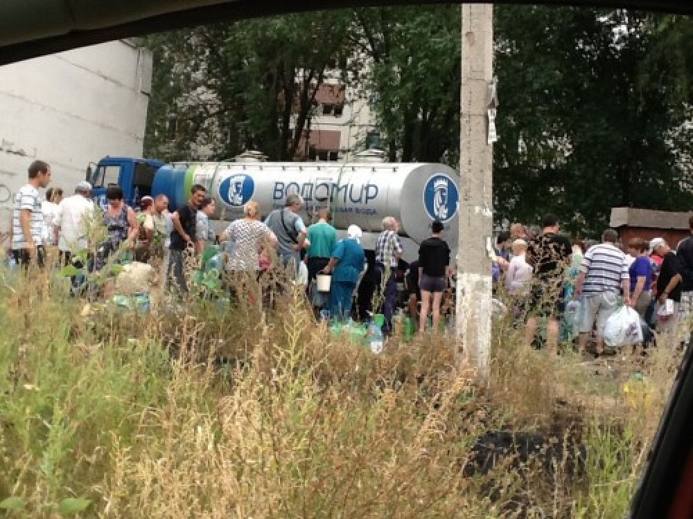 Разрушения в Луганской области