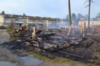 Последствия пожара в Первомайске