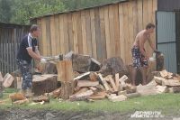 Заготовкой дров приморцы заняты самостоятельно.