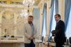 Посол РФ в Украине Михаил Зурабов и представитель ДНР Андрей Пургин