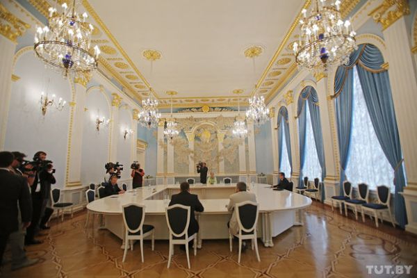 Дом приемов в столице Беларуси, где проходит контактная встреча