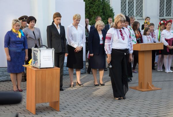 Марина Порошенко на празднике Первого звонка в столичной школе