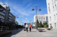 Открытие улицы Валиханова.
