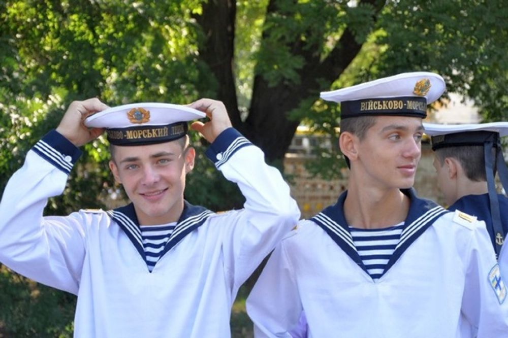 Первокурсники военно-морского лицея