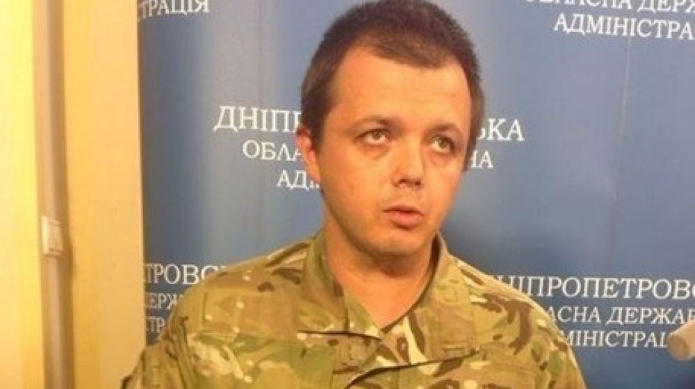 Комбат «Донбасса» Семен Семенченко без маски