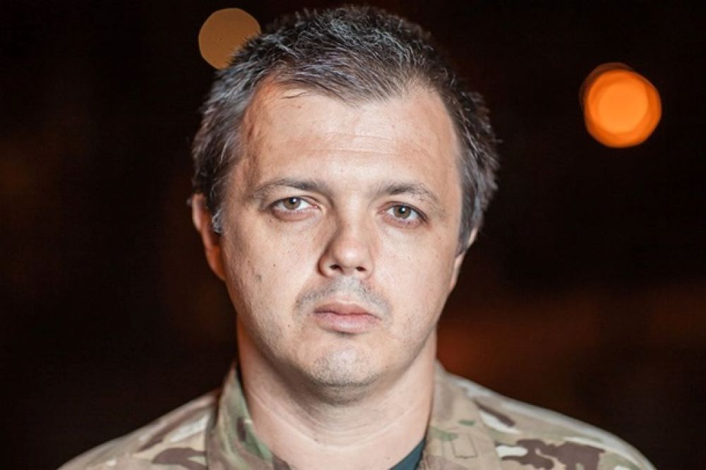 Комбат «Донбасса» Семен Семенченко без маски