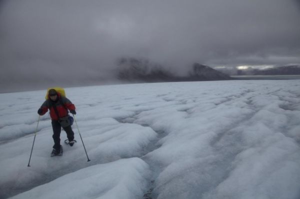 Ученым пришлось преодолеть три тысячи километров льдов и снегов.