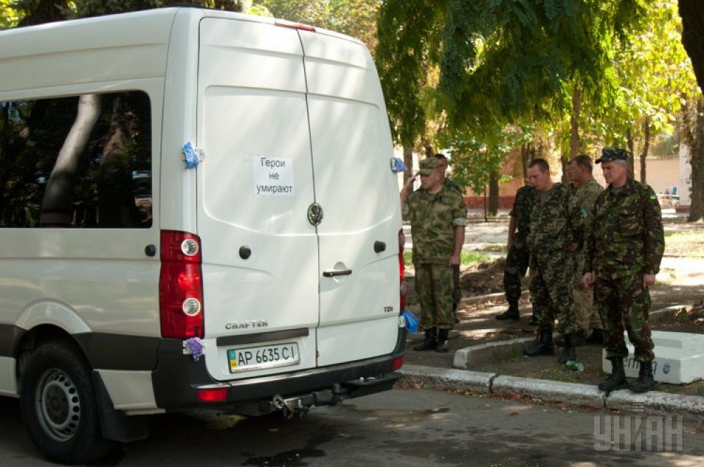 «Груз 200» прибыл в Запорожье из Донецкой области