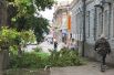 Сломано дерево на улице Матросова