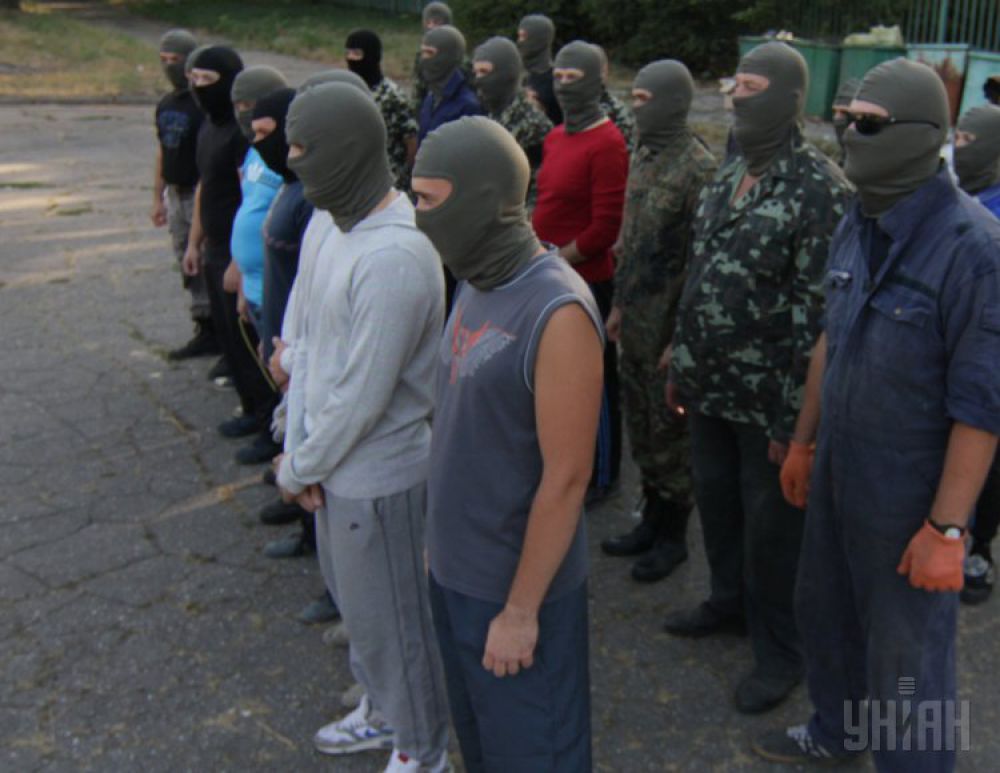 Бойцы батальона «Азов»