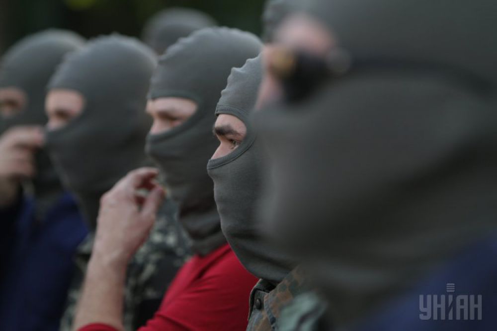 Бойцы батальона «Азов»