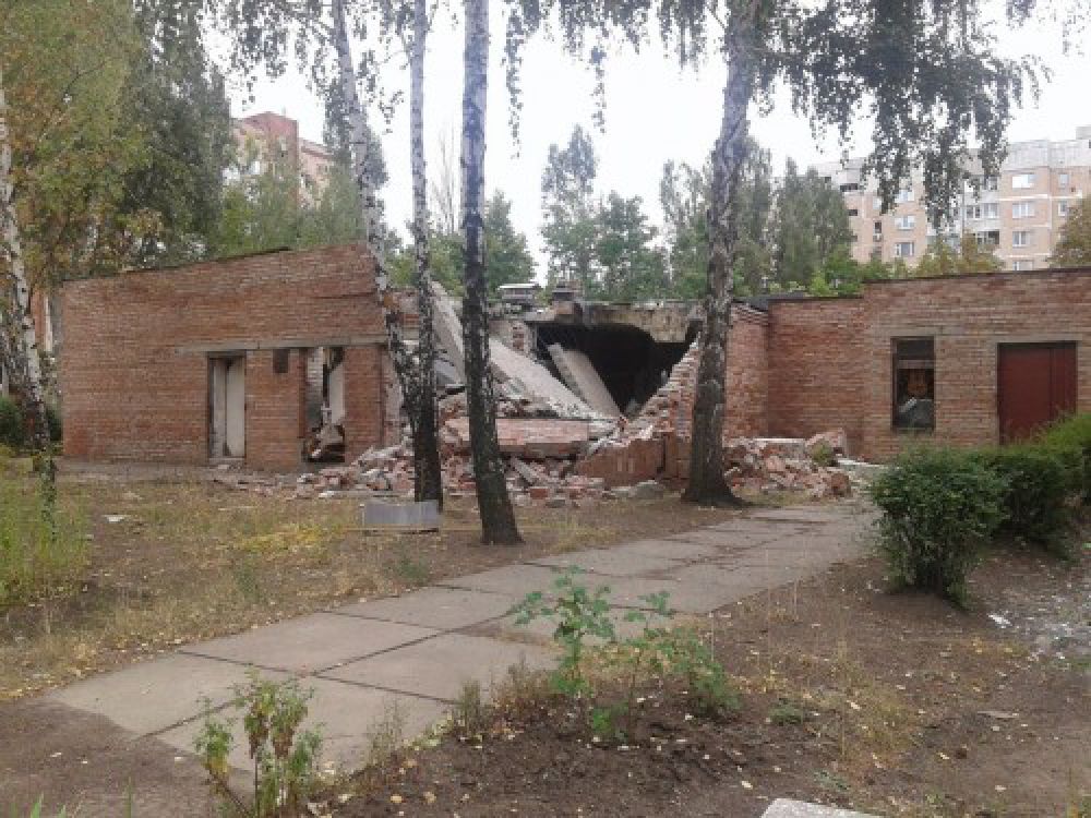 Обстрел Луганской области
