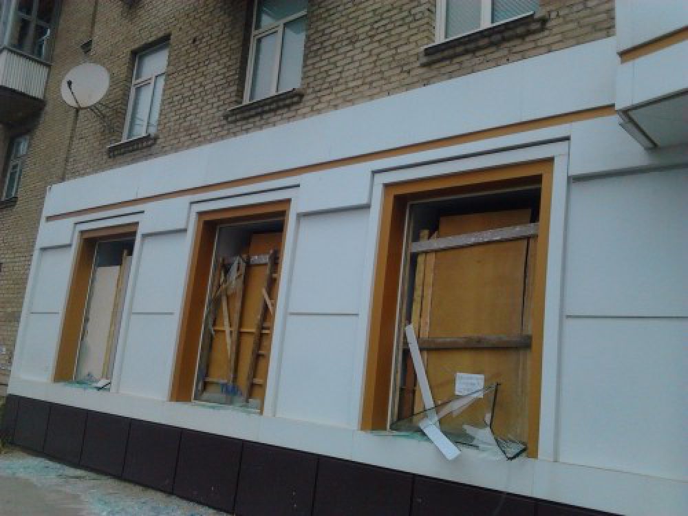 Обстрел Луганской области