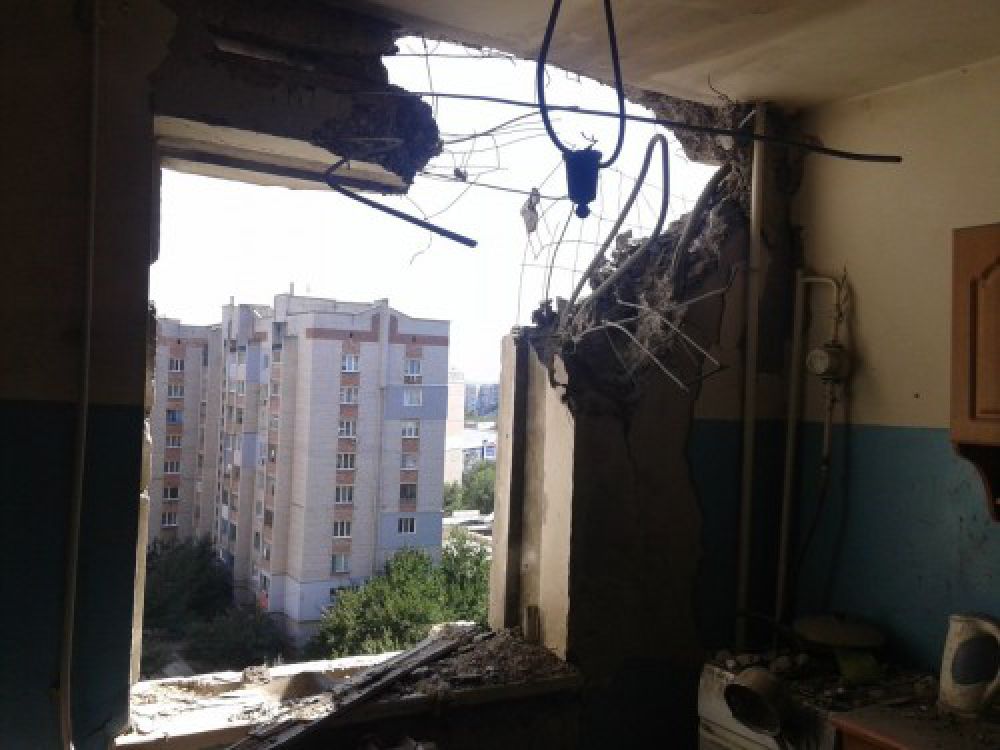 Обстрел Луганской области