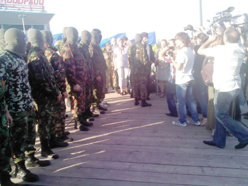 Митинг в Мариуполе