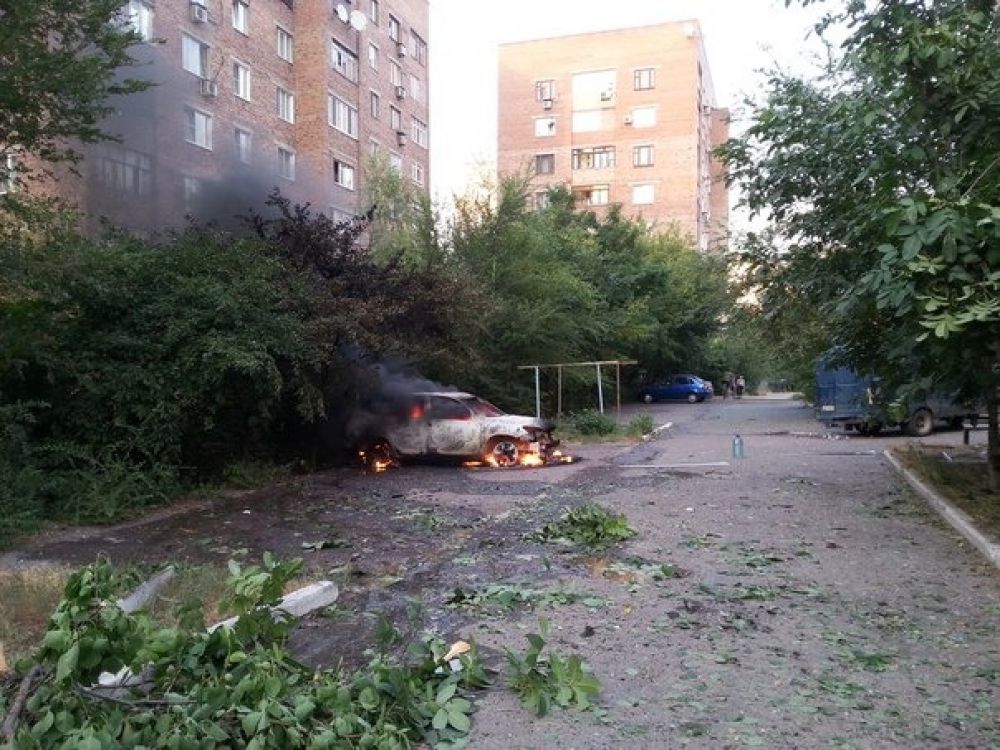 Обстрел Донецка