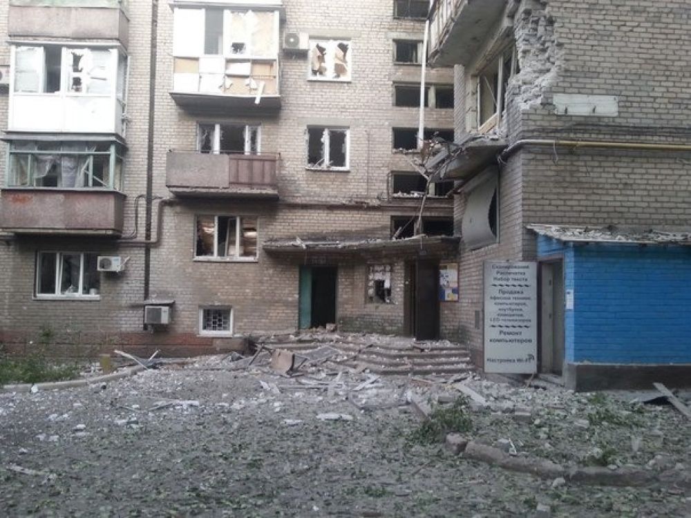 Обстрел Донецка