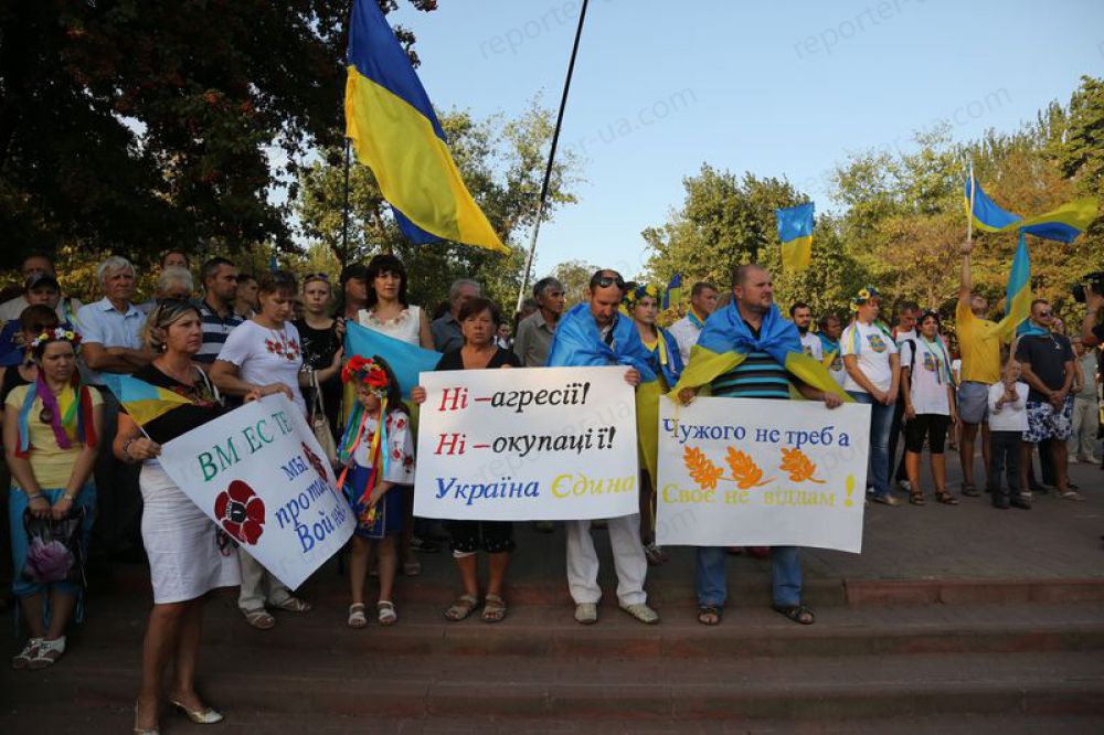 Митинг в Запорожье