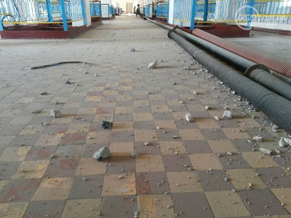 В Мариуполе снаряд попал в фильтровальную станцию Старокрымского карьера