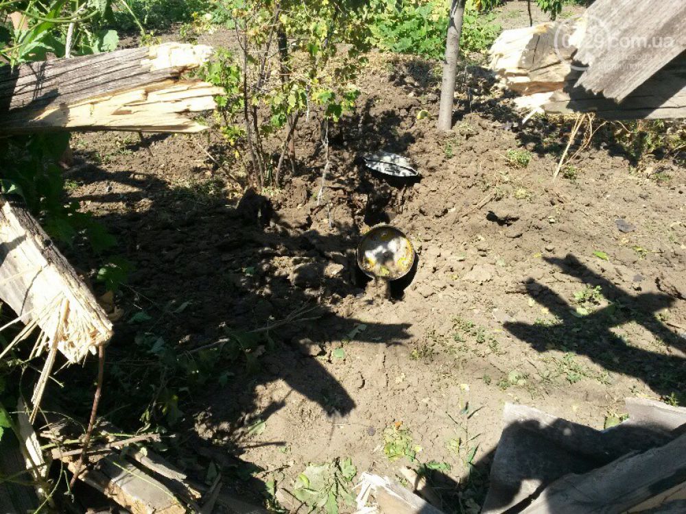 В Мариуполе снаряд перебил газопровод в поселке Каменск