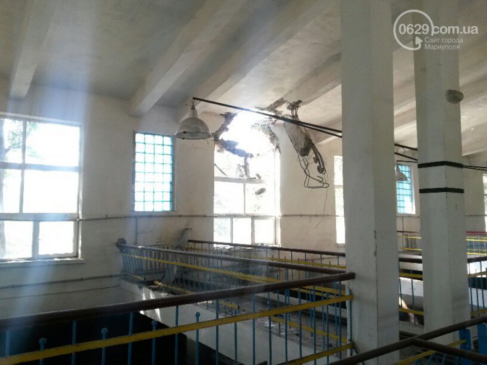 В Мариуполе снаряд попал в фильтровальную станцию Старокрымского карьера