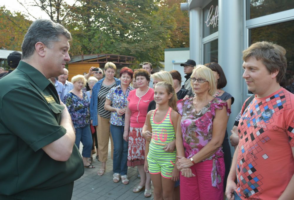 Петр Порошенко приехал в Мариуполь