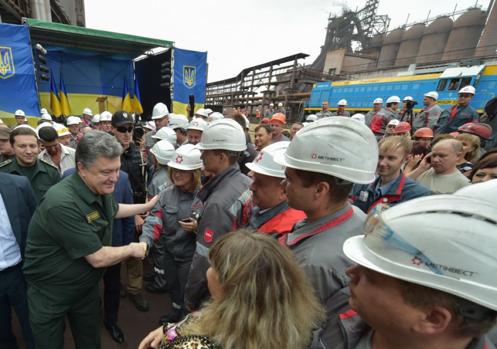 Петр Порошенко приехал в Мариуполь