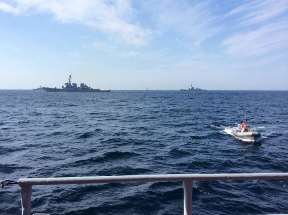 Боевые учения Украины и США в Черном море