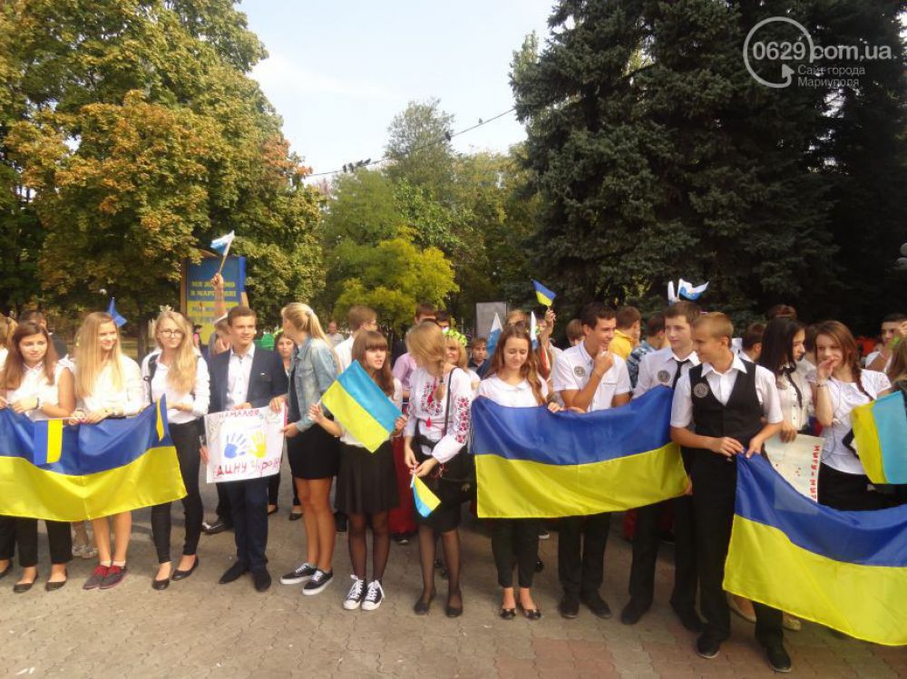 Дети Мариуполя не хотят войны и просят мира в Украине