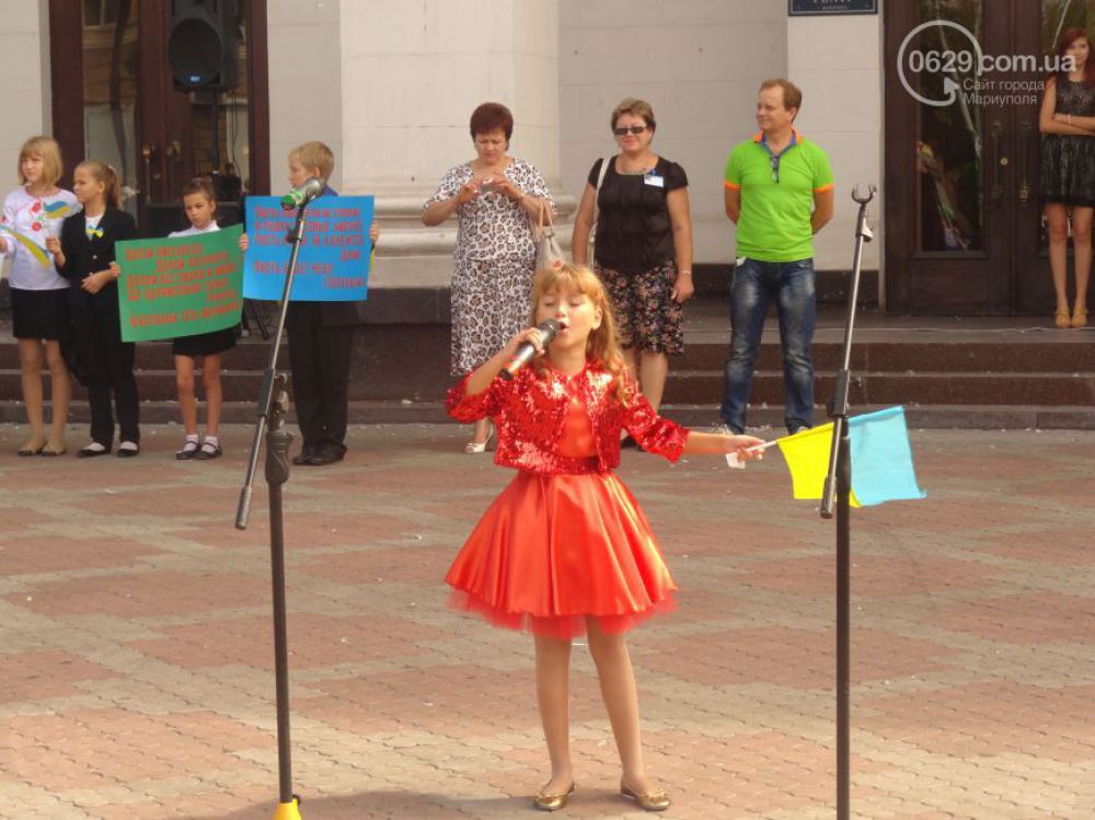 Дети Мариуполя не хотят войны и просят мира в Украине