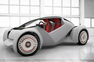 Автомобиль напечатанный на 3D-принтере