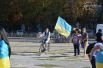 Мариуполь стал сине-желтым