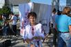 В Мариуполе вышили карту Украины