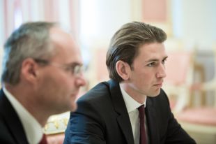Президент Украины обсудил ситуацию на востоке Украины с главой МИД Австрии Себастьяном Курцем