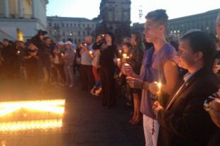 Акция памяти погибших журналистов