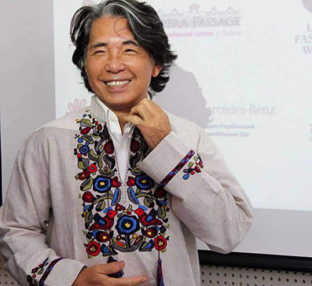 Японский дизайнер Кензо Така во Львове, 2010 год