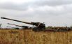 Украинские военные учатся стрелять из гаубиц