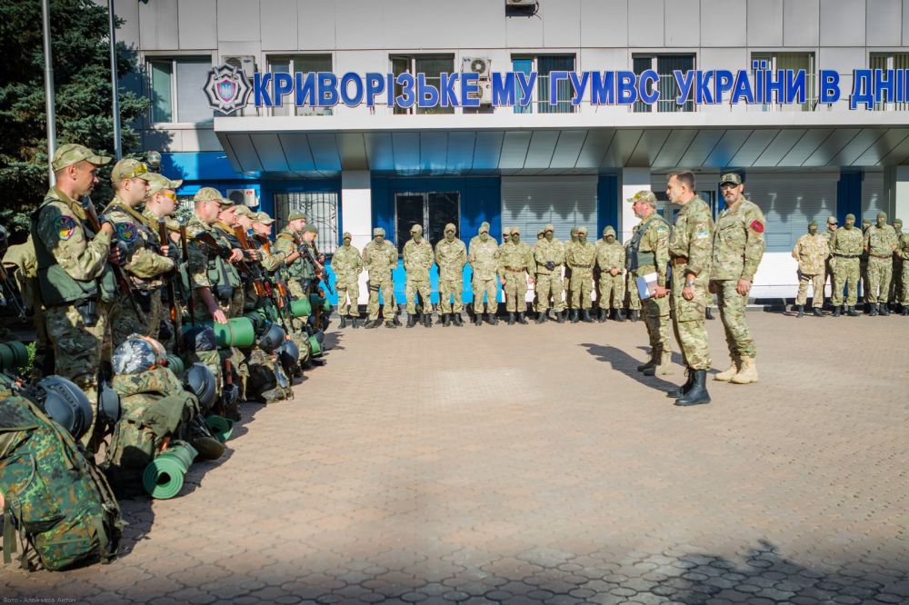Батальон спецназа «Кривбасс» отправился в зону АТО