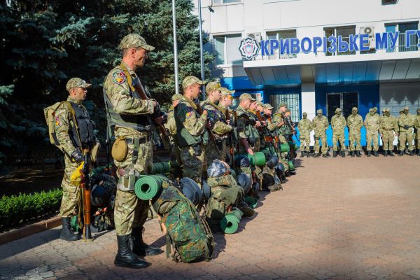 Батальон спецназа «Кривбасс» отправился в зону АТО