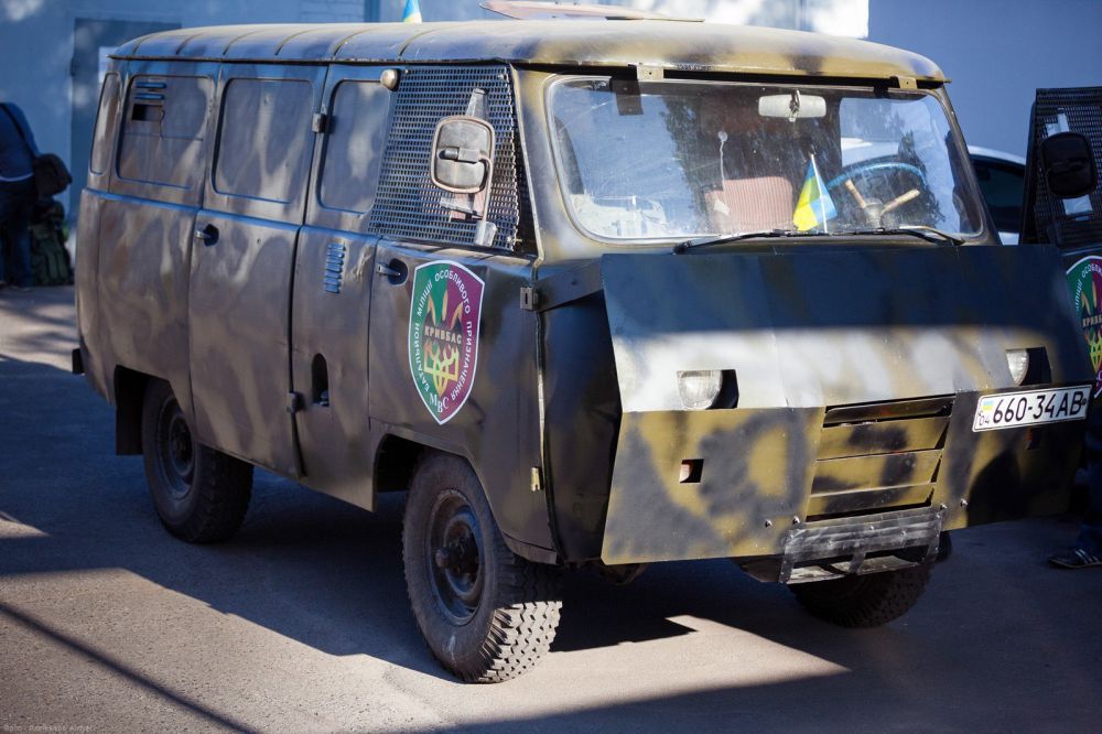 Батальон спецназа «Кривбасс» отправился в зону АТО