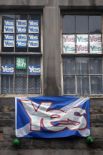 Уличная агитация в поддержку отделения Шотландии в Эдинбурге.