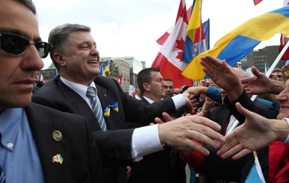 Петр Порошенко в Канаде