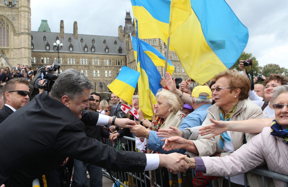 Петр Порошенко в Канаде