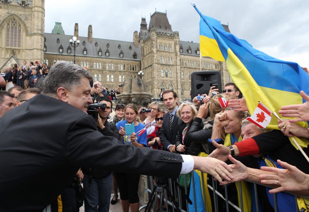 Петр Порошенко в Канаде