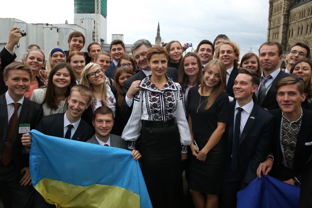 Петр Порошенко в Канаде